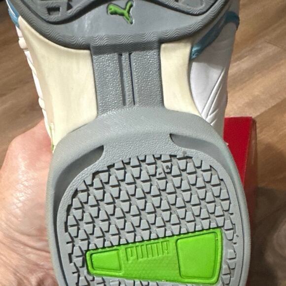 PUMA Voltaic II Mixup Womens Running sneakers size 9 white and blue #18244 - Picture 9 of 9